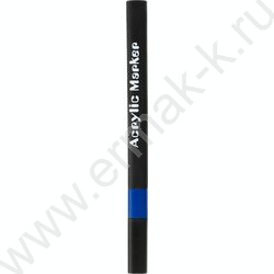 Маркер акриловый /набор 36цв/ на водной основе,1-5мм,с мягкой кистью,круглый чёрный корпус,уп.пл NEW | Фото 4