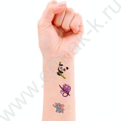 Тату стикеры Животные 2л ОПП-упаковка NEW | Фото 3