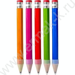 Карандаш ч/гр с ластиком HB Гигант длина 34см,ассорти NEW | Фото 1