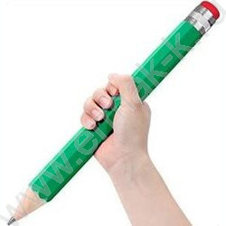 Карандаш ч/гр с ластиком HB Гигант длина 34см,ассорти NEW | Фото 2