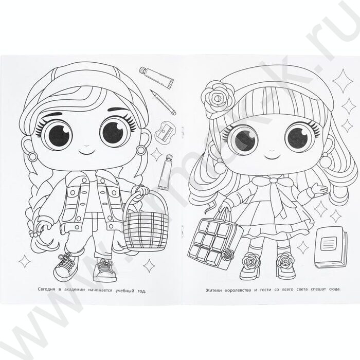 Раскраска А4 Снежная академия NEW | Фото 3