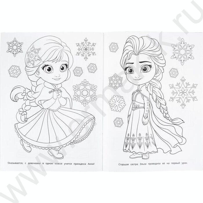 Раскраска А4 Снежная академия NEW | Фото 4