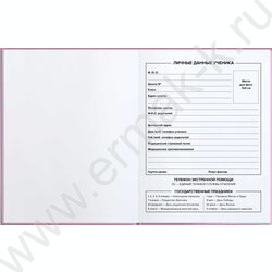 Дневник 1-11кл. /тв.обл./фольга/глянец "Паттерн сердечки" NEW | Фото 3