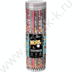 Карандаш ч/гр с ластиком HB Котокафе /тубус NEW | Фото 2