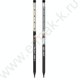 Карандаш ч/гр с ластиком HB Девчонки на стиле /тубус NEW | Фото 1