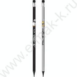 Карандаш ч/гр с ластиком HB Городские истории /тубус NEW | Фото 1