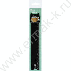 Линейка пл 15см Кот-сокровище NEW | Фото 2