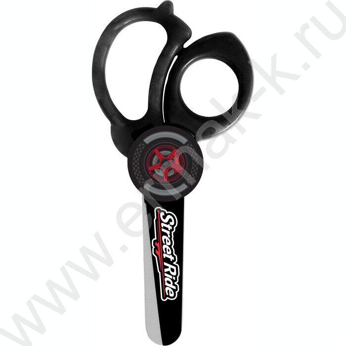 Ножницы 13*5,6см детские "Городские гонки"  /нержавеющая сталь, асимметричные NEW | Фото 1