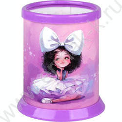 Подставка д/канцелярских принадлежностей  1отд. Балерина с бантом NEW | Фото 1