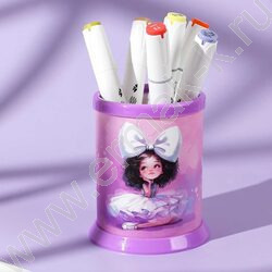 Подставка д/канцелярских принадлежностей  1отд. Балерина с бантом NEW | Фото 6