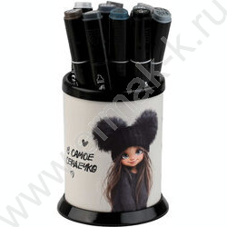 Подставка д/канцелярских принадлежностей  1отд. Девочка в шапке NEW | Фото 5