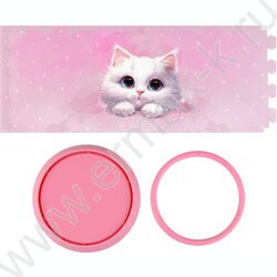 Подставка д/канцелярских принадлежностей  1отд. Белый кот NEW | Фото 3