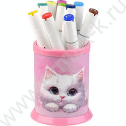 Подставка д/канцелярских принадлежностей  1отд. Белый кот NEW | Фото 5