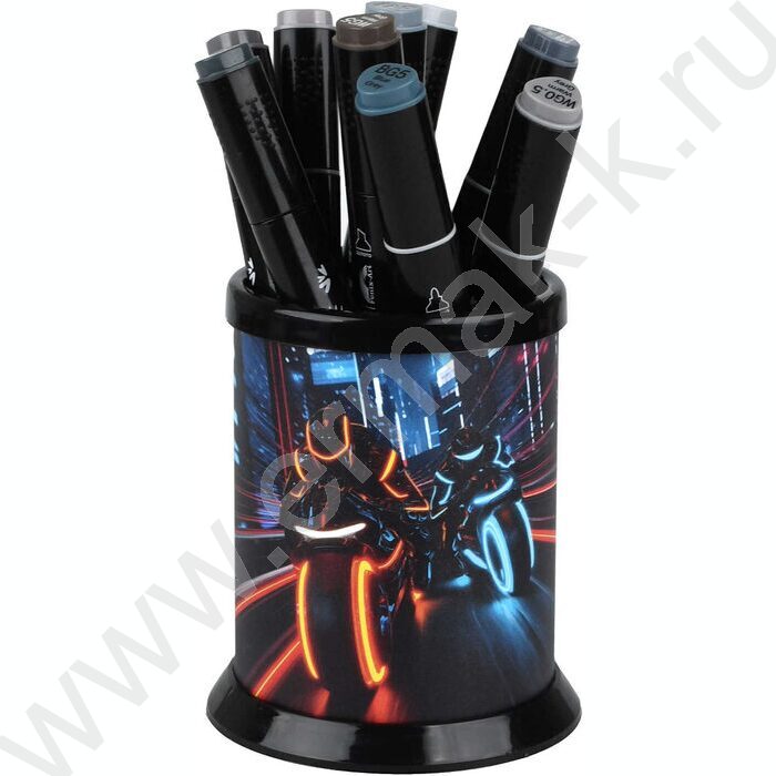 Подставка д/канцелярских принадлежностей  1отд. Ночные мотоциклисты NEW | Фото 5