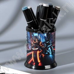 Подставка д/канцелярских принадлежностей  1отд. Ночные мотоциклисты NEW | Фото 6