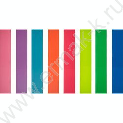 Набор самокл. этикеток-закладок 45*8мм /20л*8цв пластик европодвес | Фото 2