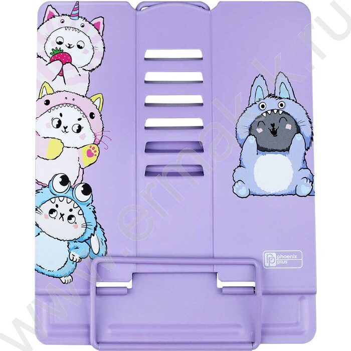 Подставка д/книг метал. Котята в кигуруми /кол. углов наклона - шесть NEW | Фото 4