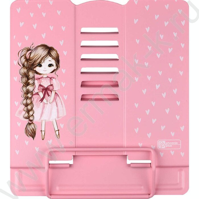 Подставка д/книг метал. Девочка с косой /кол. углов наклона - шесть NEW | Фото 4