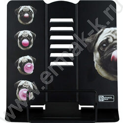 Подставка д/книг метал. Мопс и жвачка /кол. углов наклона - шесть NEW | Фото 2