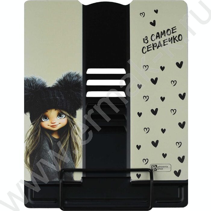 Подставка д/книг метал. Девочка в шапке /кол. углов наклона - шесть NEW | Фото 4