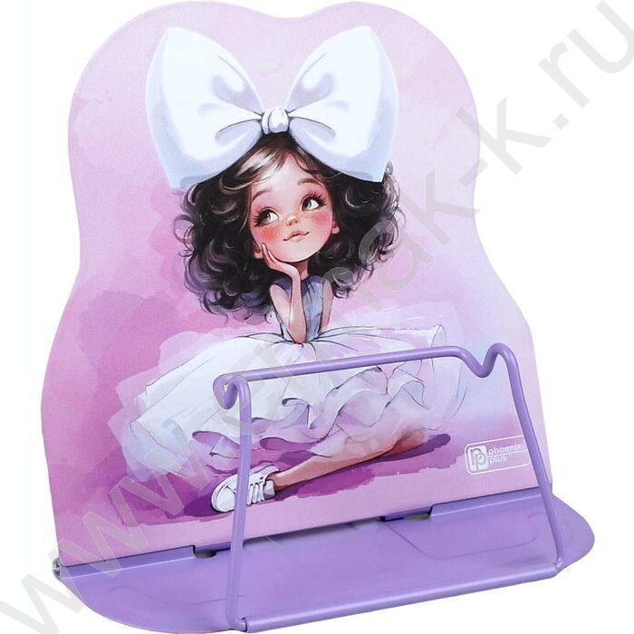 Подставка д/книг метал. Балерина с бантом /кол. углов наклона - три NEW | Фото 1