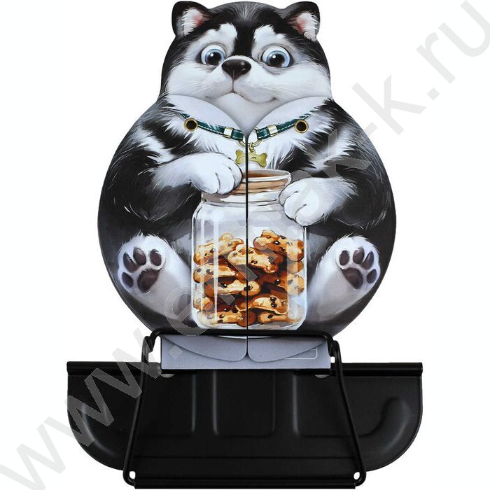 Подставка д/книг метал. Хаски с печеньками /кол. углов наклона - два,раздвижной механизм для бол NEW | Фото 3