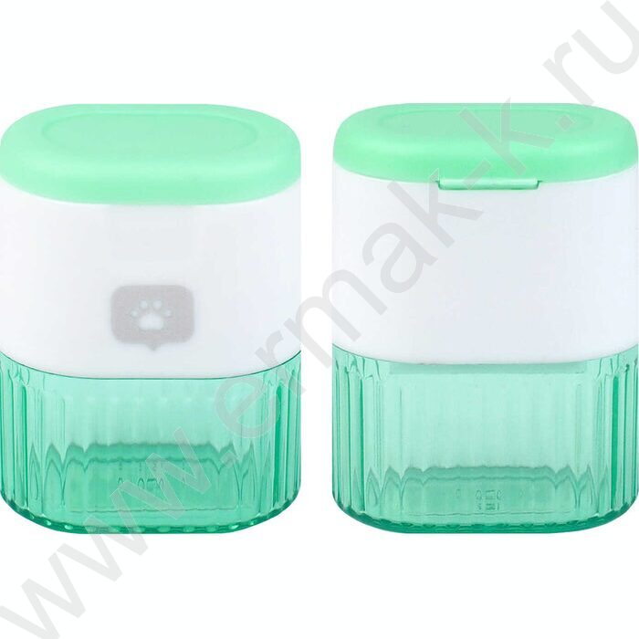 Точилка 2отв. пластик "Месседж" /с контейнером /ассорти NEW | Фото 2