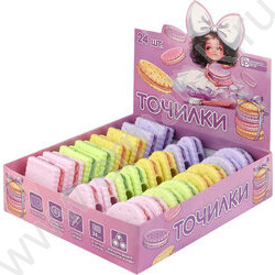 Точилка 1отв. пластик "Балерина с бантом" /с контейнером /ассорти NEW | Фото 7