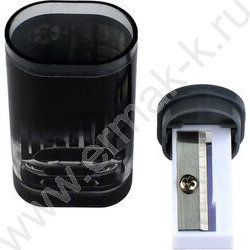 Точилка 1отв. пластик "Форсаж" /с контейнером /ассорти NEW | Фото 2