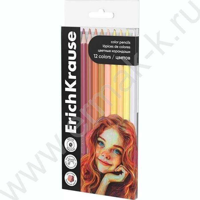 Карандаши  12цв Art Spirit Skin, грифель - 4мм /круглые /европодвес NEW | Фото 1