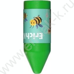 Мелки восковые  4цв Baby Jumbo Bee Wax /утолщенные /круглые, диаметр 25мм /европодвес NEW | Фото 2