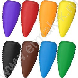 Мелки восковые  8цв Baby /фигурные /европодвес NEW | Фото 2