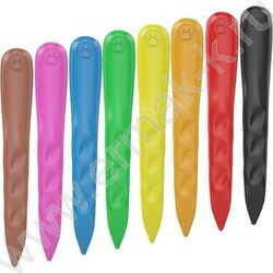 Мелки восковые  8цв Kids Space Animals /эргономичные /европодвес NEW | Фото 2