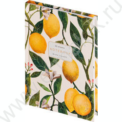 Блокнот  80л А6 тв.обл. "Flora.Paradise.Lemons" NEW | Фото 1