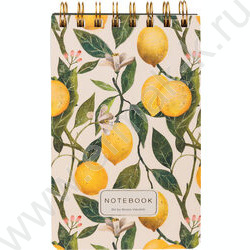 Блокнот 100л B6- спираль "Flora.Paradise.Lemons" линейка NEW | Фото 2