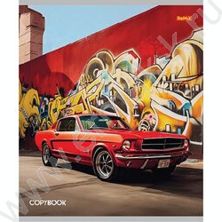 Тетрадь  48л клетка "Авто на фоне граффити" ассорти NEW | Фото 2