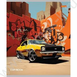 Тетрадь  48л клетка "Авто на фоне граффити" ассорти NEW | Фото 3