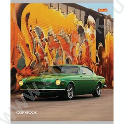 Тетрадь  48л клетка "Авто на фоне граффити" ассорти NEW | Фото 5