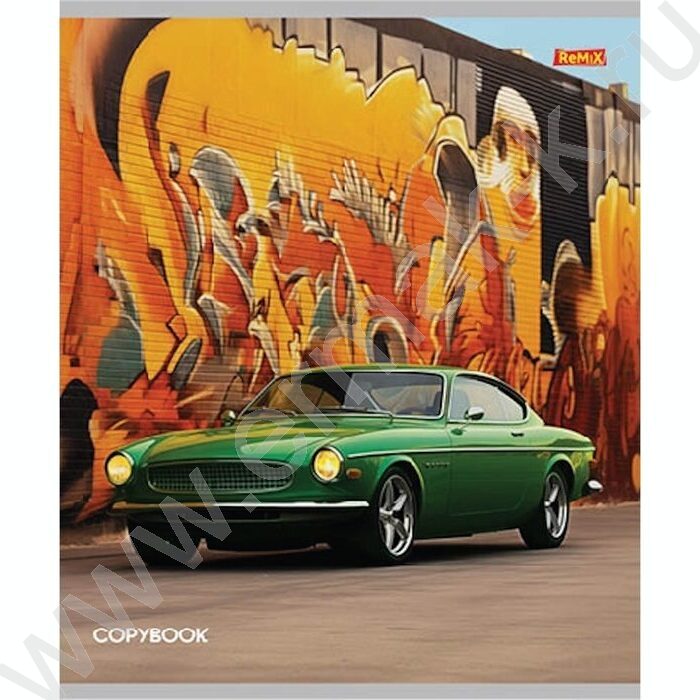Тетрадь  48л клетка "Авто на фоне граффити" ассорти NEW | Фото 5