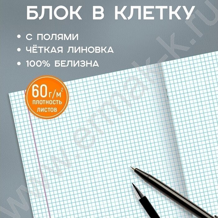 Тетрадь  48л клетка "Синяя классика-1" ассорти NEW | Фото 3