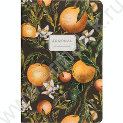 Зап. книжка 100л А5 "Flora.Paradise.Oranges" линейка,на резинке NEW | Фото 2