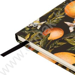 Зап. книжка 100л А5 "Flora.Paradise.Oranges" линейка,на резинке NEW | Фото 5