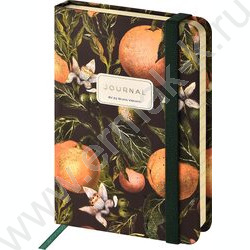 Зап. книжка 100л А6 "Flora.Paradise.Oranges" линейка,на резинке NEW | Фото 1