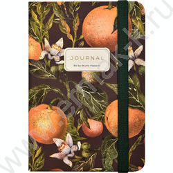 Зап. книжка 100л А6 "Flora.Paradise.Oranges" линейка,на резинке NEW | Фото 2
