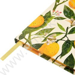 Еженедельник н/дат А5 72л Flora.Paradise.Lemons линейка,на резинке,ляссе NEW | Фото 5