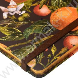 Еженедельник н/дат А5 72л Flora.Paradise.Oranges линейка,на резинке,ляссе NEW | Фото 4