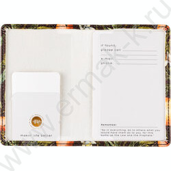 Обложка д/паспорта Flora.Paradise.Oranges /экокожа NEW | Фото 3