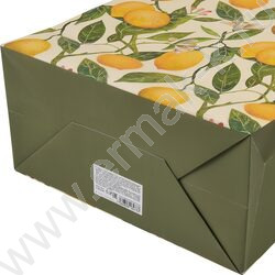 Пакет подарочный бумажный 26*32.4*13см Flora.Paradise.Lemons NEW | Фото 5
