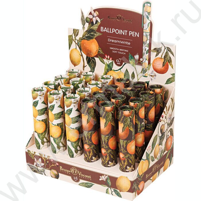 Ручка шар DreamWrite. Flora.Paradise синяя 0,7мм /корпус SOFT TOUCH NEW | Фото 7