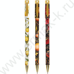 Ручка шар HappyWrite.Flora.Paradise синяя 0,38мм /корпус SOFT TOUCH NEW | Фото 1